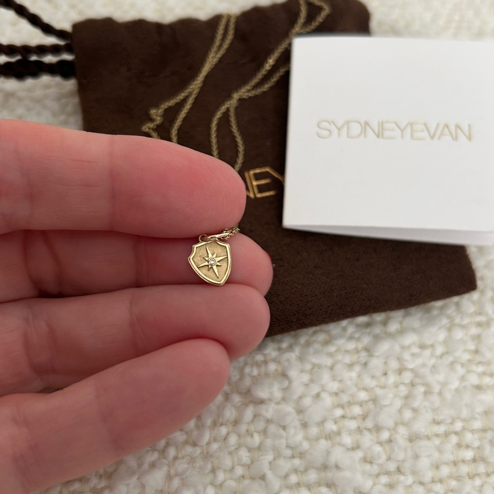 Gold Shield Necklace